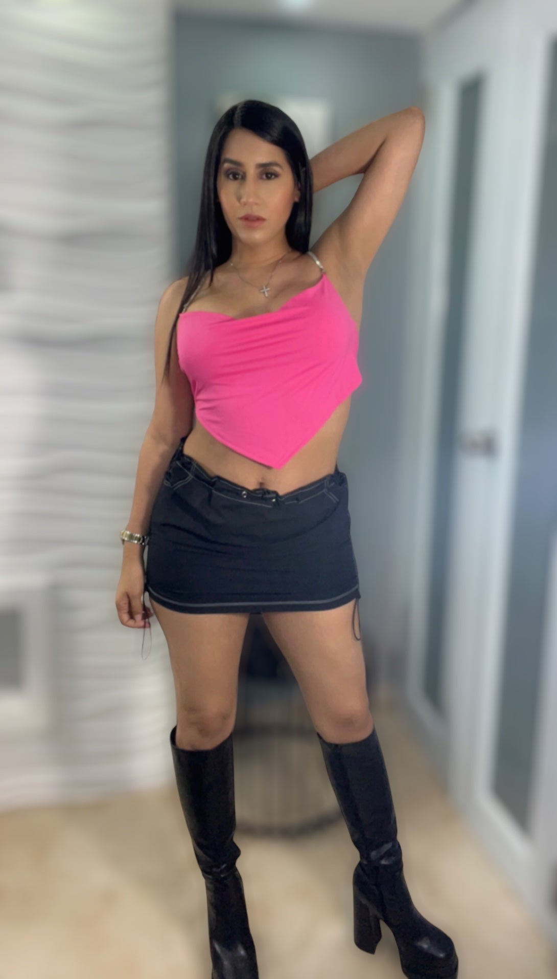 Magenta Top